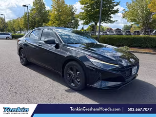 2022 Hyundai Elantra Hybrid Blue